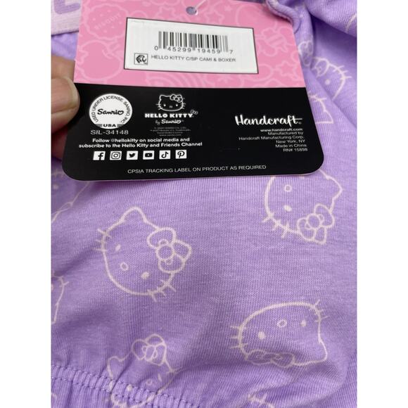 Hello Kitty Purple Bra & Boxer Set Size Medium NEW with Tags - Fast Shipping - Picture 5 of 6